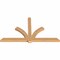 Ekena Millwork Redmond Smooth Timber Gable Bracket, Western Red Cedar, 96"W x 56"H x 3 1/2"D x 5 1/2"F, 14/12 Pitch GBW096X56X0406RED00SWR - alternate 2